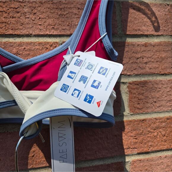 FAE Swim Malu top and Zeila Bikini bottoms in 'Trio' Size Small Medium 2017 - Picture 9 of 12